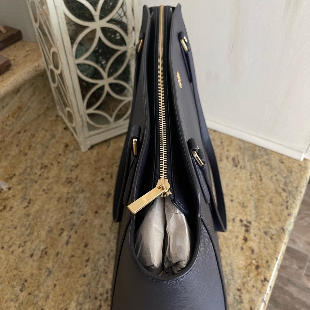 New💙 Tory Burch Emerson top zipper tote & matching wallet - Picture 11 of 12